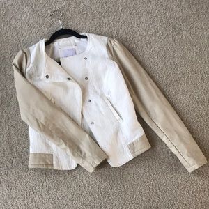 Multi Textured Moto Jacket
